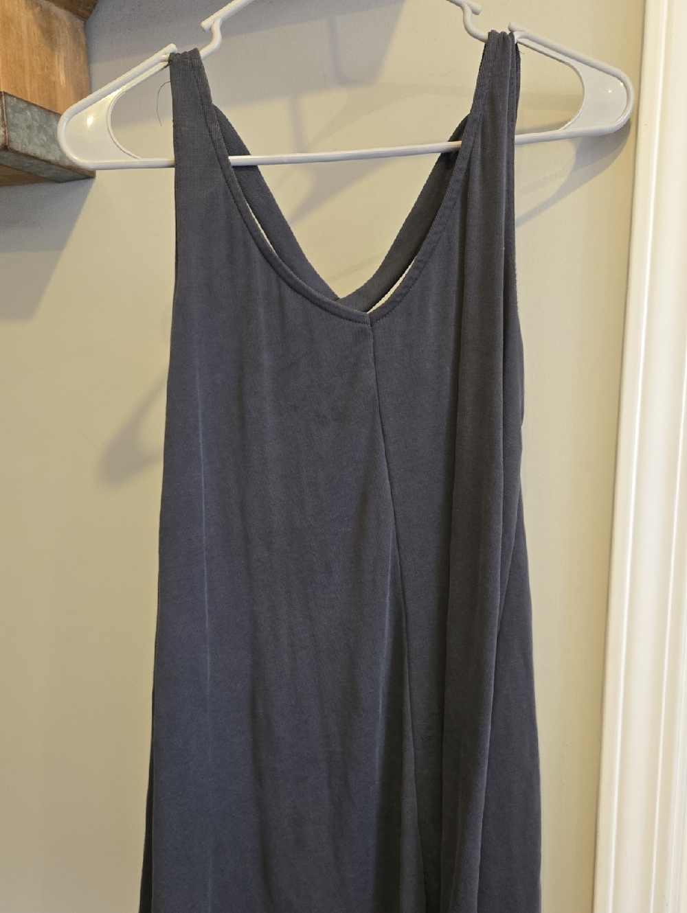 Altar'd State Dark Grey Ribbed Top - XL